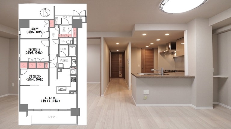 大阪市西区南堀江のリノベーション中古マンション