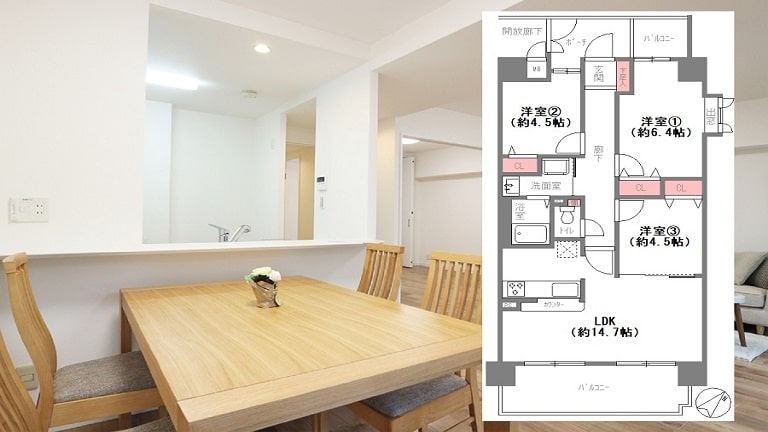 大阪市港区弁天町のリノベーション中古マンション